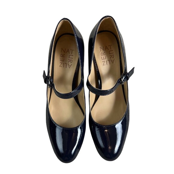 Naturalizer Talissa Platform Pumps Dark Navy Patent Leather Mary-Jane  Size 5 - Picture 8 of 10